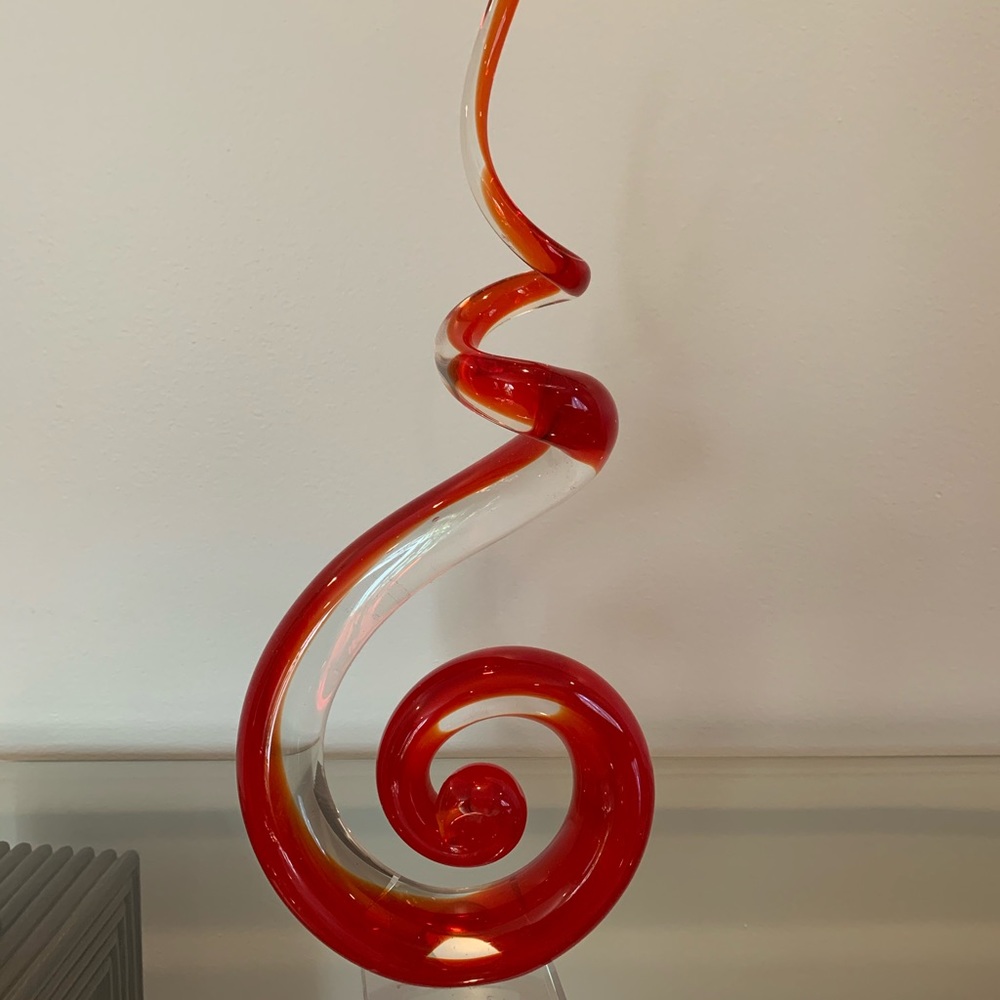 5.95 Shipping Italian hand blown glass